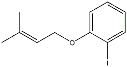 2-(3-Methyl-2-butenyloxy)-1-iodobenzene Structure