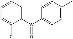 2-Chlorophenyl p-tolyl sulfoxide Structure