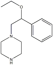 1-(2-Ethoxy-2-phenylethyl)piperazine Structure