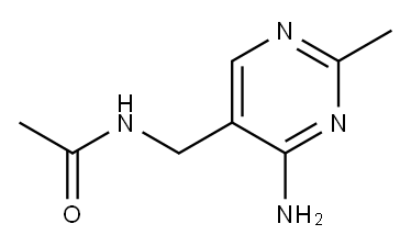 2-Methyl-4-amino-5-acetylaminomethyl pyrimidine Structure