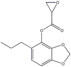 ETHYL-2-PIPERONYL GLYCIDATE Structure
