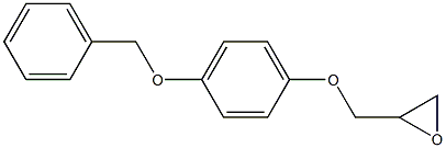 1-(P-BENZYLOXYPHENOXY)2,3-EPOXY-PROPANE Structure