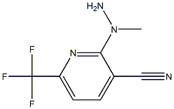 2-(1-methylhydrazinyl)-6-(trifluoromethyl)pyridine-3-carbonitrile Structure
