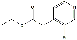 ethyl 2-(3-bromopyridin-4-yl)acetate Structure