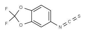 2,2-difluoro-5-isothiocyanato-2H-1,3-benzodioxole Structure