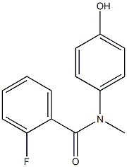 2-fluoro-N-(4-hydroxyphenyl)-N-methylbenzamide Structure