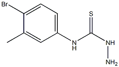 3-amino-1-(4-bromo-3-methylphenyl)thiourea Structure
