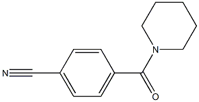 4-(piperidin-1-ylcarbonyl)benzonitrile Structure