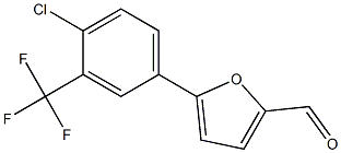 5-[4-chloro-3-(trifluoromethyl)phenyl]-2-furaldehyde Structure