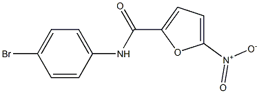 N-(4-bromophenyl)-5-nitro-2-furamide Structure