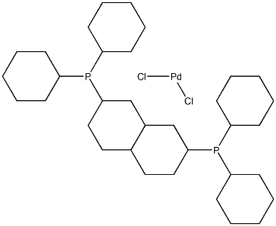 Dichlorobis(tricyclohexylphosphine) palladium Structure