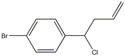 1-(4-Bromophenyl)-1-chloro-3-butene Structure