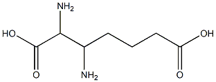 2,3-Diaminopimelic acid Structure