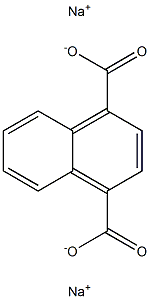 1,4-Naphthalenedicarboxylic acid disodium salt Structure