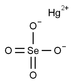 Selenic acid mercury(II) salt Structure
