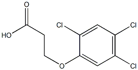 3-(2,4,5-Trichlorophenoxy)propionic acid Structure