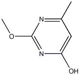2-methoxy-4-methyl-6-hydroxypyrimidine Structure