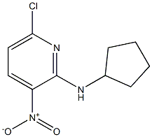 6-chloro-N-cyclopentyl-3-nitropyridin-2-amine Structure