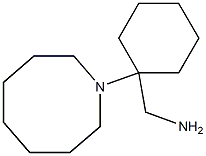 [1-(azocan-1-yl)cyclohexyl]methanamine Structure
