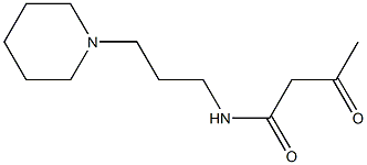 3-oxo-N-[3-(piperidin-1-yl)propyl]butanamide Structure