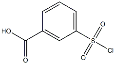 m-Carboxybenzenesulfonyl chloride Structure