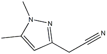 2-(1,5-Dimethyl-1H-pyrazol-3-yl)acetonitrile ,97% Structure
