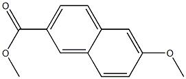 6-Methoxy-2-naphthoic acid methyl ester Structure