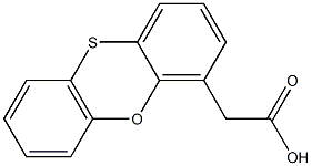 Phenoxathiin-4-acetic acid Structure