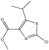 Methyl 2-chloro-5-isopropyl-1,3-thiazole-4-carboxylate Structure
