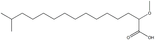 2-methoxy-14-methylpentadecanoic acid Structure