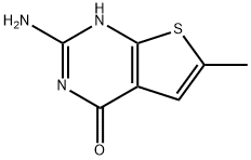 2-amino-6-methylthieno[2,3-d]pyrimidin-4(3H)-one Structure