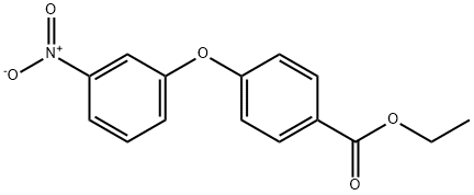 ETHYL 4-(3-NITROPHENOXY)BENZOATE Structure