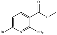 3-Pyridinecarboxylic acid, 2-amino-6-bromo-, methyl ester Structure