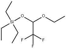 (1-Ethoxy-2,2,2-trifluoroethoxy) triethylsilane Structure