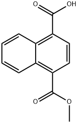 4-(methoxycarbonyl)-1-naphthoic acid Structure