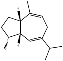 Azulene, 1,2,3,3a,6,8a-hexahydro-1,4-dimethyl-7-(1-methylethyl)-, (1R,3aS,8aS)- Structure