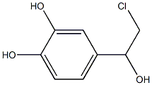 4-(2-Chloro-1-hydroxyethyl)-1,2-benzenediol Structure