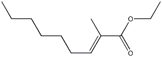 ethyl (2E)-2-methylnon-2-enoate Structure