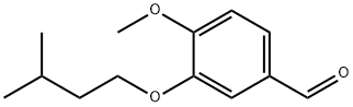 4-methoxy-3-(3-methylbutoxy)benzaldehyde Structure