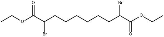 Decanedioic acid, 2,9-dibromo-, 1,10-diethyl ester Structure