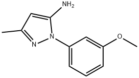 1-(3-methoxyphenyl)-3-methyl-1H-pyrazol-5-amine Structure