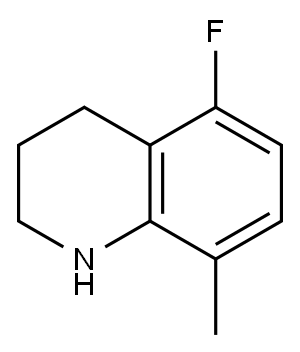 5-fluoro-8-methyl-1,2,3,4-tetrahydroquinoline Structure