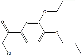 2-chloro-1-(3,4-dipropoxyphenyl)ethan-1-one Structure