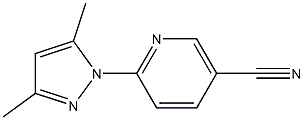 6-(3,5-dimethyl-1H-pyrazol-1-yl)nicotinonitrile Structure