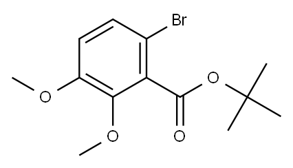 t-Butyl-6-Bromo-2,3-dimethoxybenzoic acid Structure