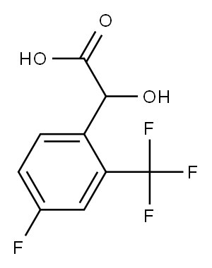 4-FLUORO-2-(TRIFLUOROMETHYL)MANDELIC ACID Structure