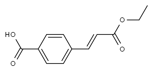 4-[(1E)-3-ETHOXY-3-OXOPROP-1-EN-1-YL]BENZOIC ACID Structure