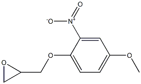 2-[(4-methoxy-2-nitrophenoxy)methyl]oxirane Structure