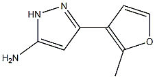 3-(2-methyl-3-furyl)-1H-pyrazol-5-amine Structure