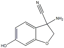 3-amino-6-hydroxy-2,3-dihydro-1-benzofuran-3-carbonitrile Structure
